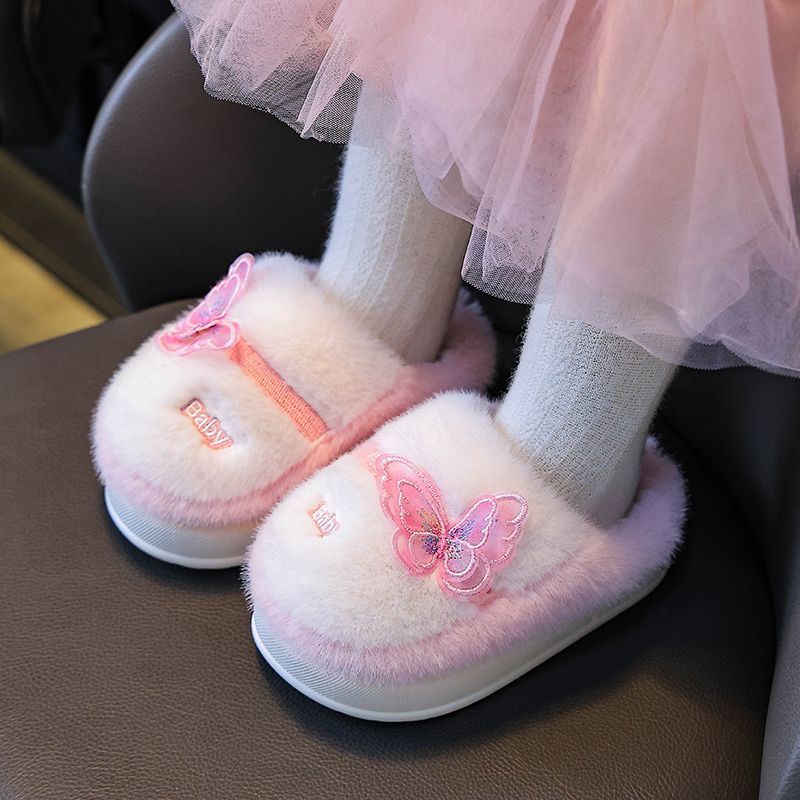 Kids Indoor Outdoor Slippers - 2025 novo bebê chinelos de algodão