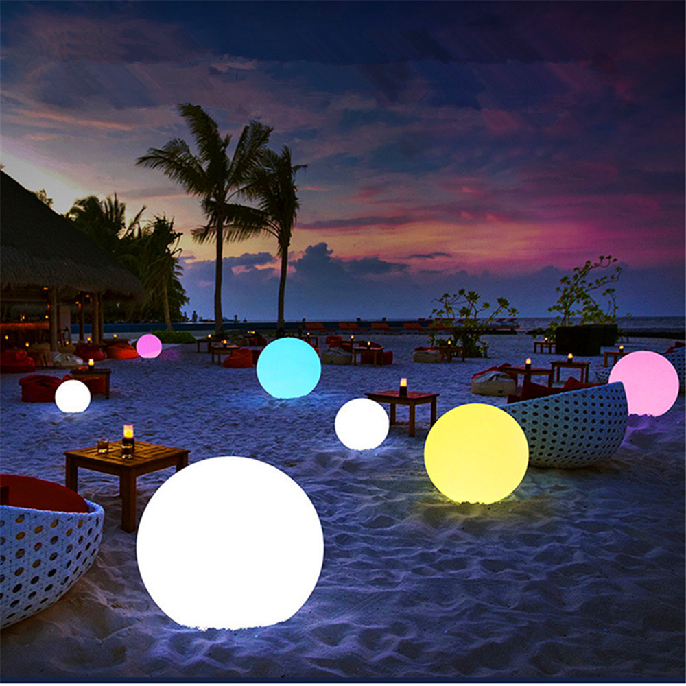 Kids Outdoor Decor - Luz de bola brilhante led recarregável