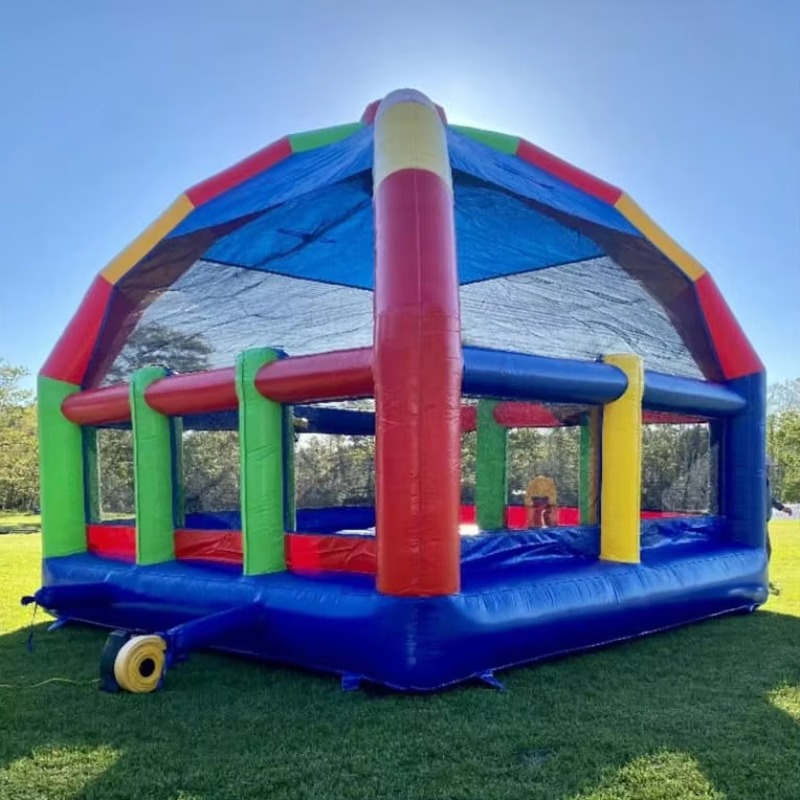 Kids Outdoor Jump House - Castelo Inflável Grande para Crianças, Casa