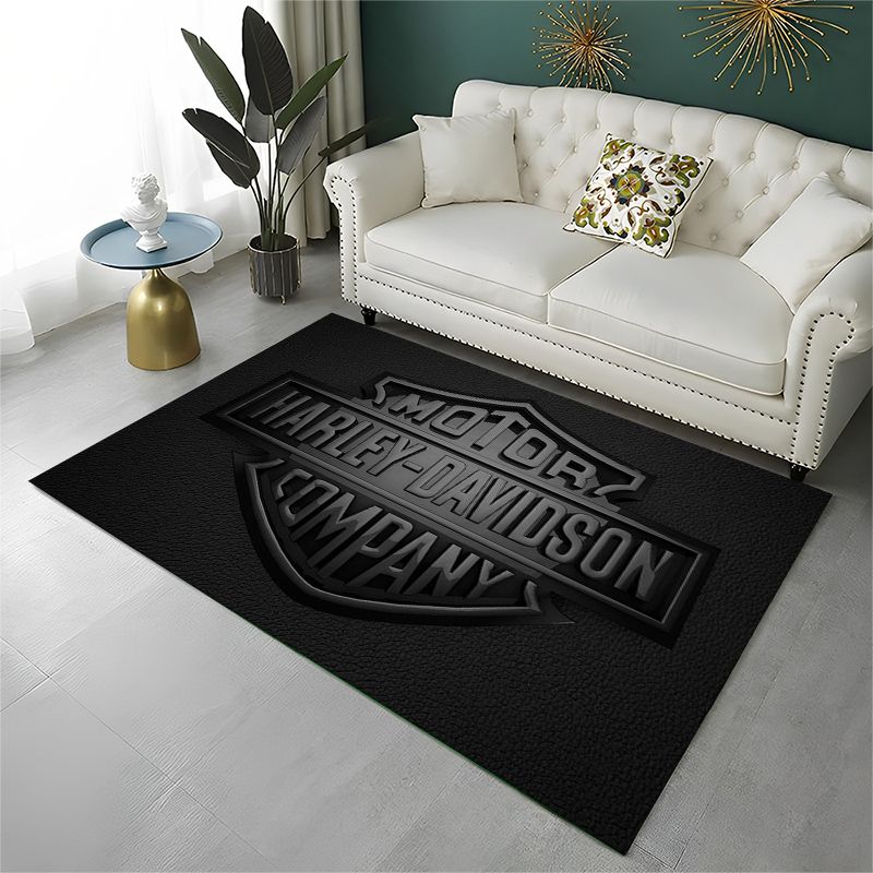 Kids Outdoor Flooring - Tapete Antiderrapante Retro H-Harleys Racing Moto