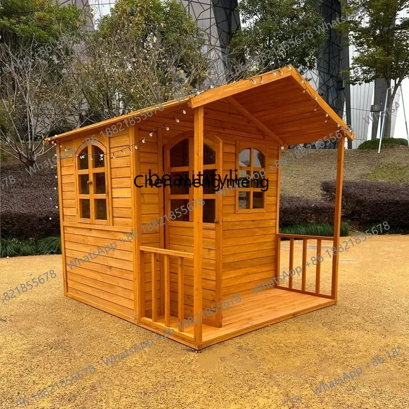 Kids Outdoor Treehouse - Casa de Brinquedo de Madeira para