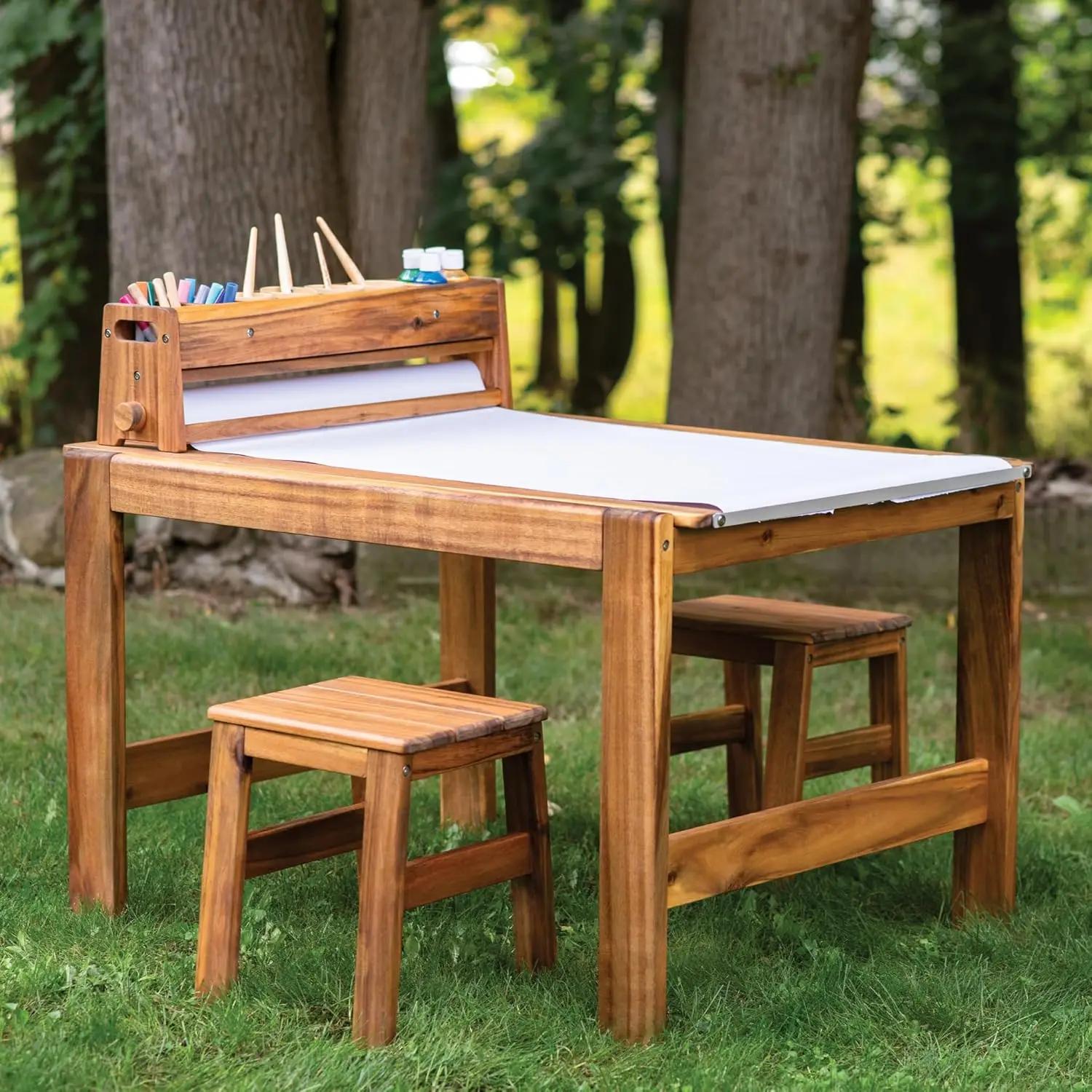 Kids Outdoor Table And Chair Set - Conjunto de Mesa e Banqueta Acadia