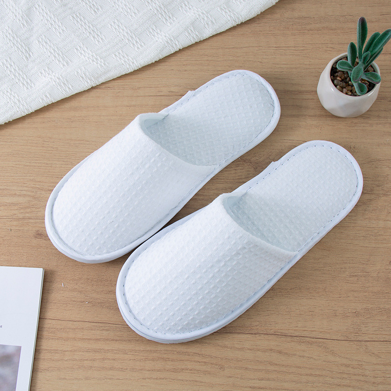 Kids Indoor Outdoor Slippers - 5 Pares/Lote Chinelos Descartáveis Brancos Tipo