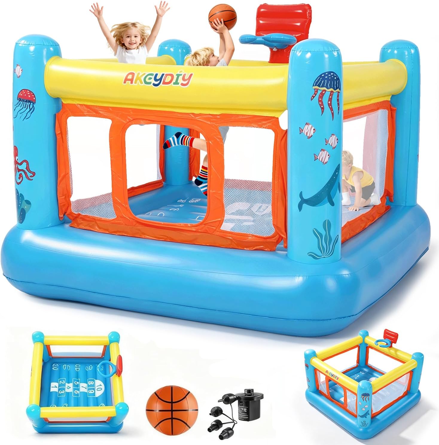 Kids Outdoor Jump House - Castelo Inflável, Casa de Pular Inflável