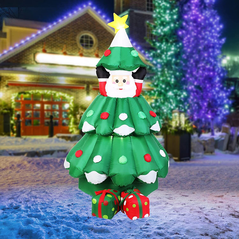 Kids Outdoor Xmas Gifts - 6 pés inflável árvore de natal