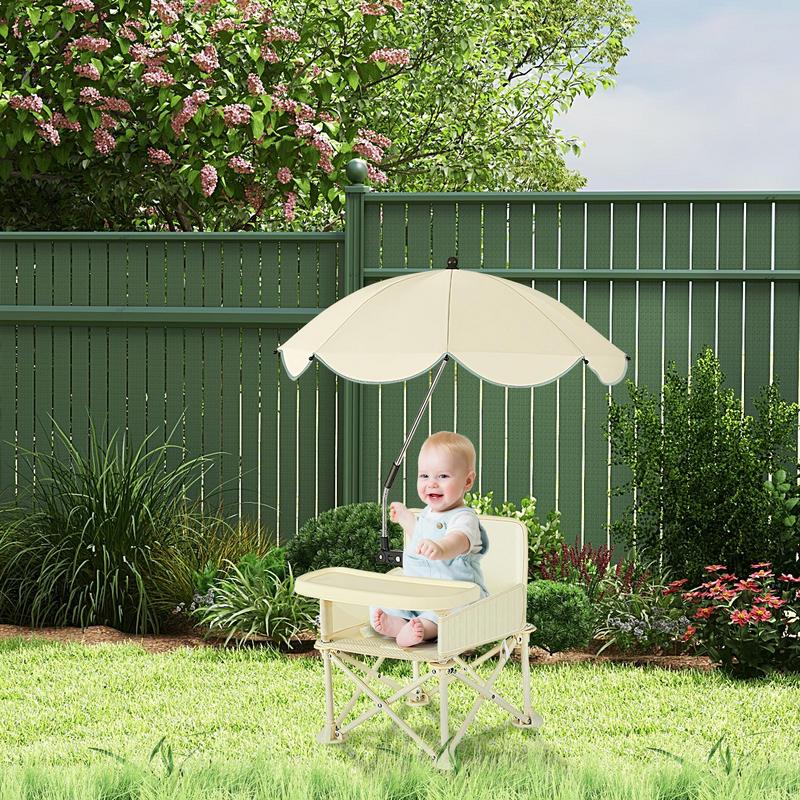 Kids Outdoor Folding Chair - Portátil Baby Dining Chair Booster Seat,