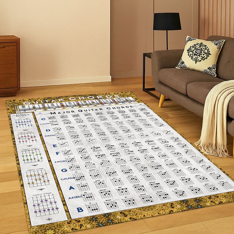 Kids Outdoor Flooring - Tapete de Teoria Musical com Acordes