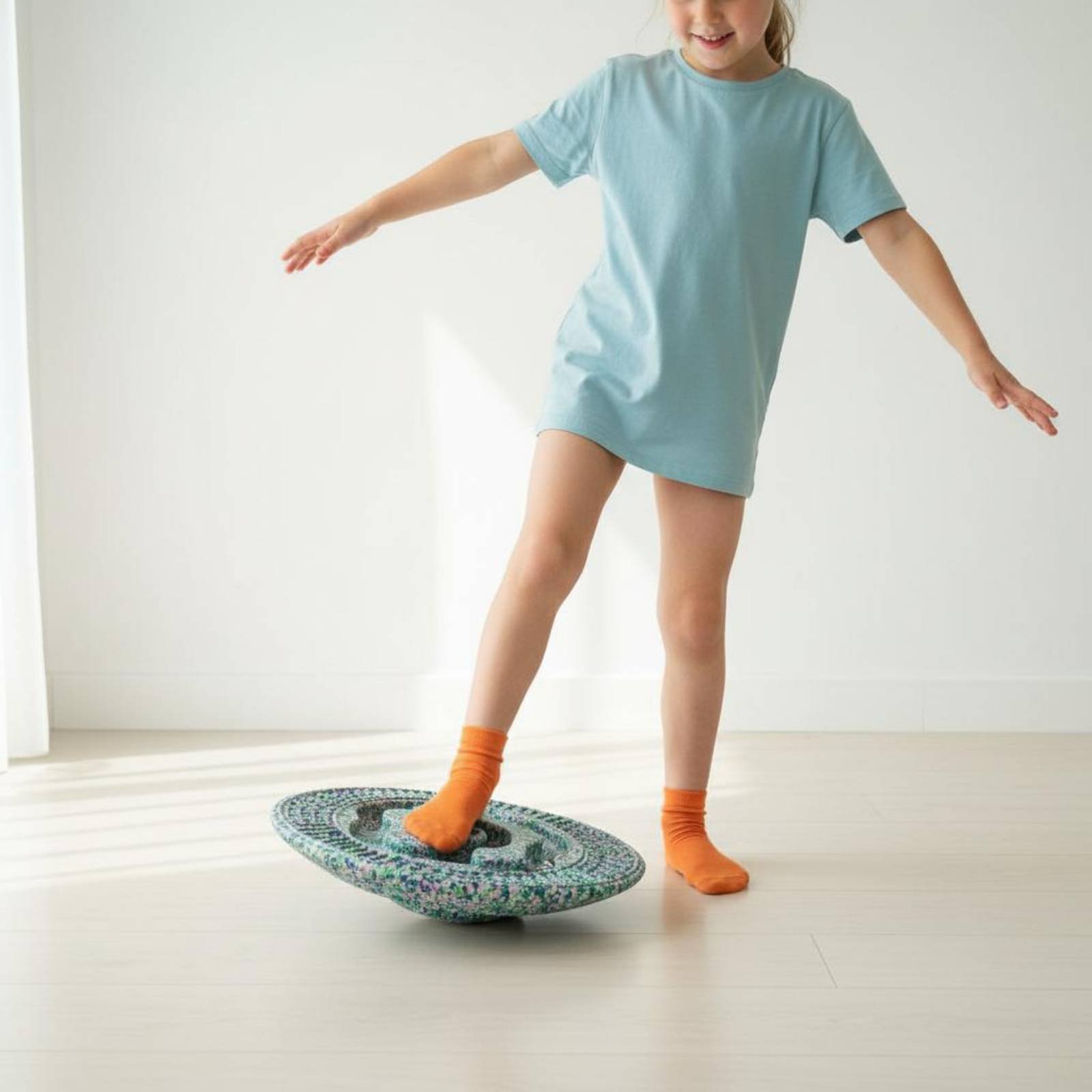 Kids Outdoor Balance Beam - Prancha de Equilíbrio Maze para Uso