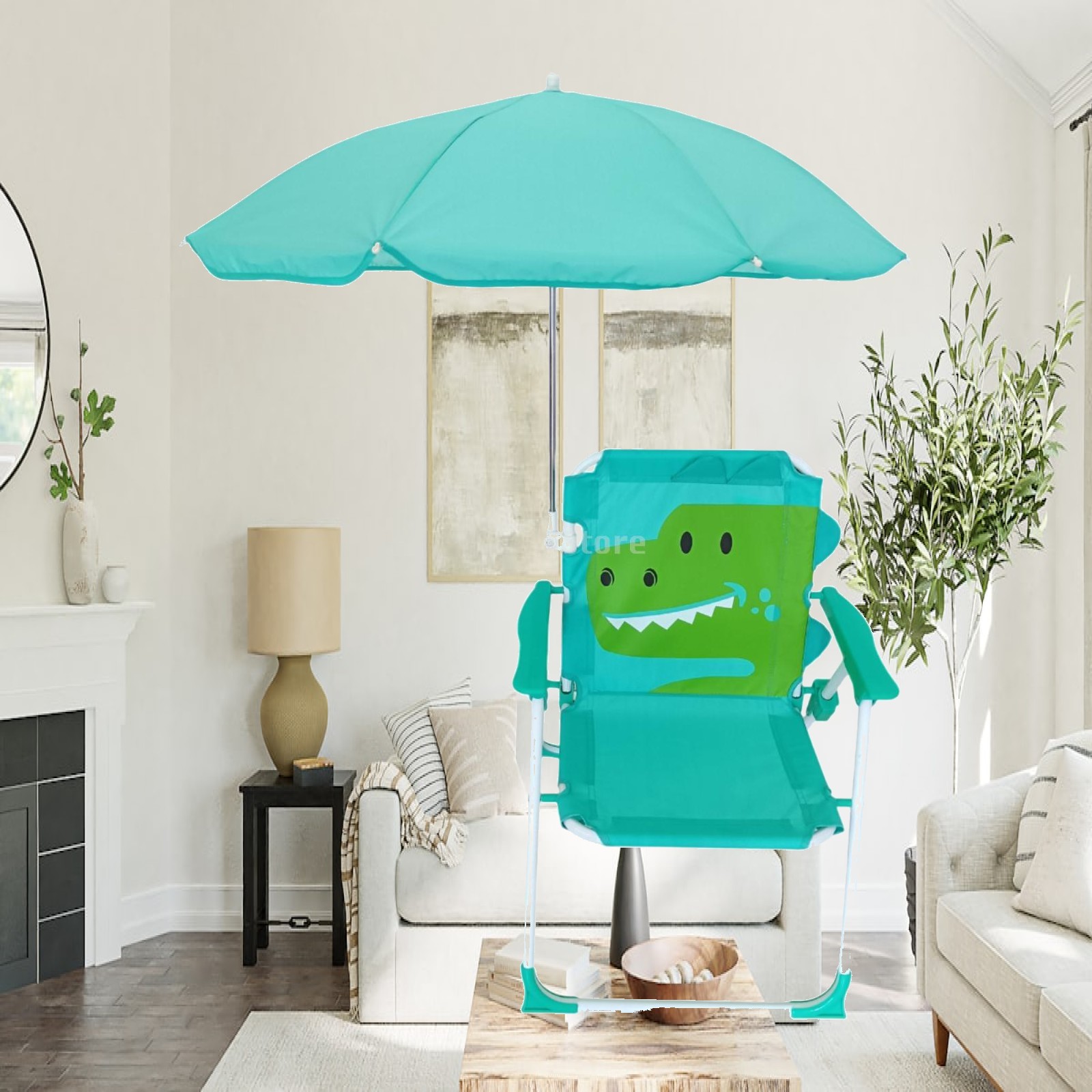 Kids Outdoor Seating - Cadeira de Praia Infantil com Tenda