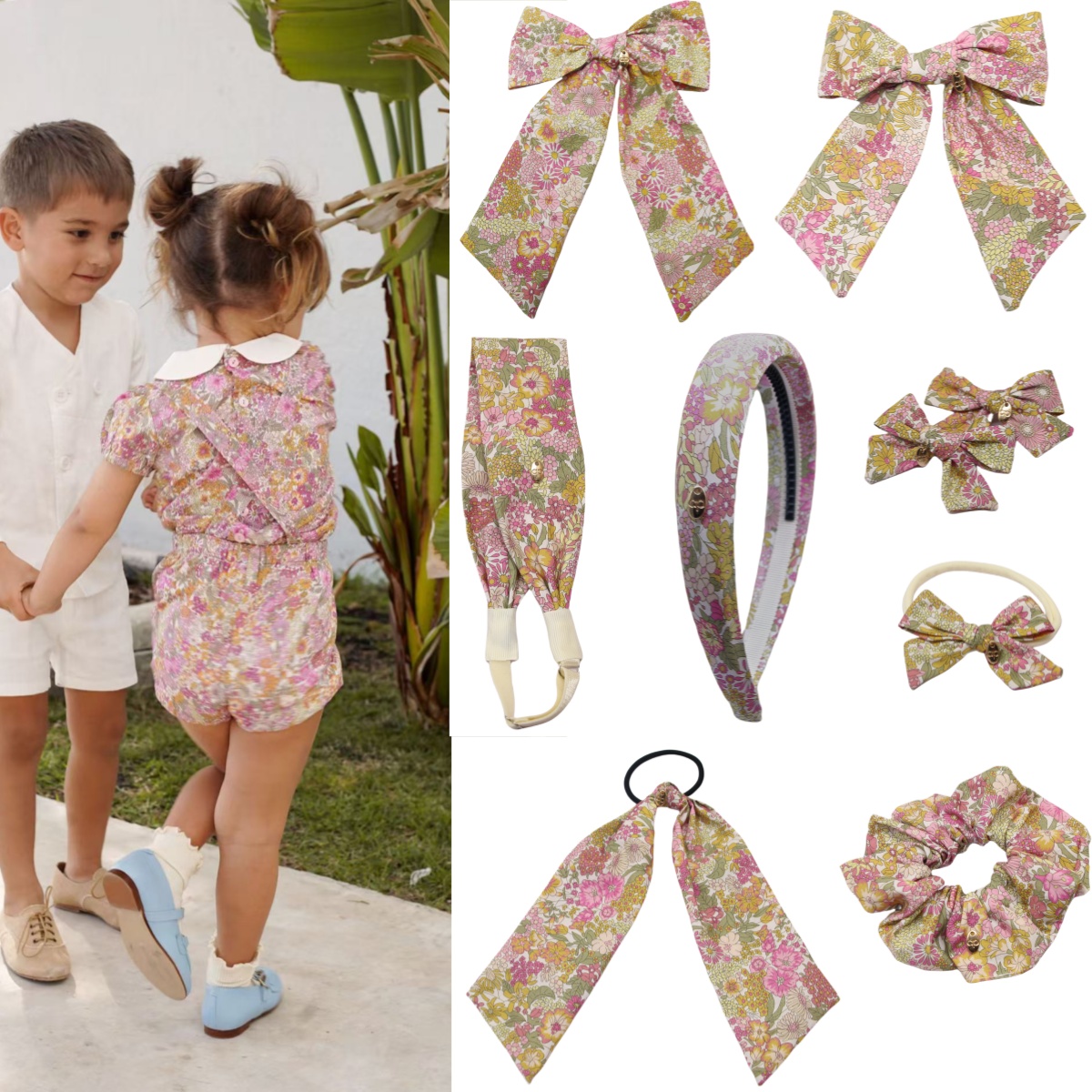 Kids Outdoor Decor - Grampos de cabelo fofos com estampa