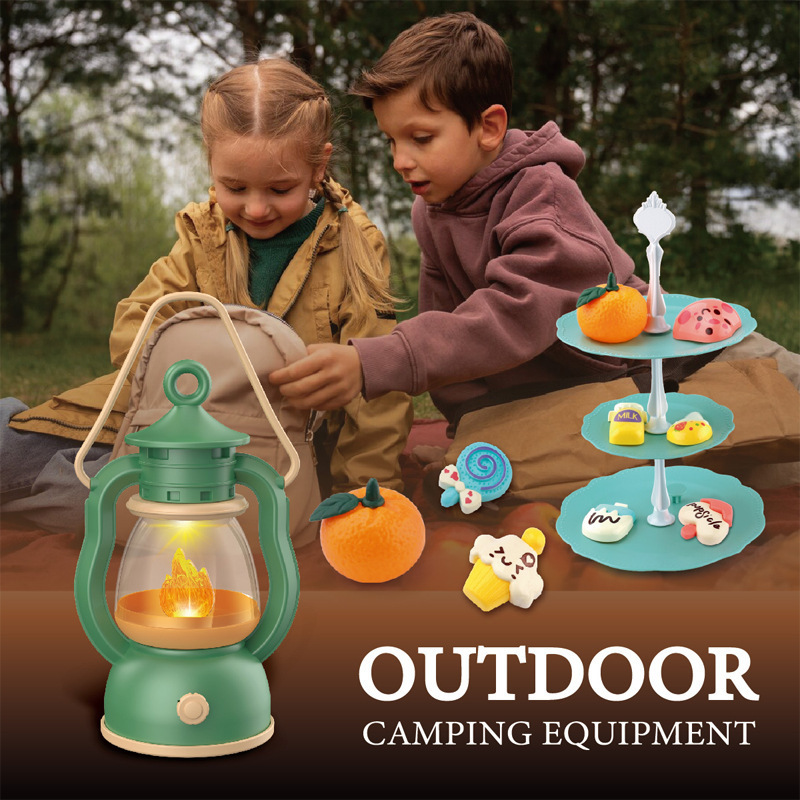Kids Outdoor Kit - Crianças conjunto de acampamento fogueira fingir