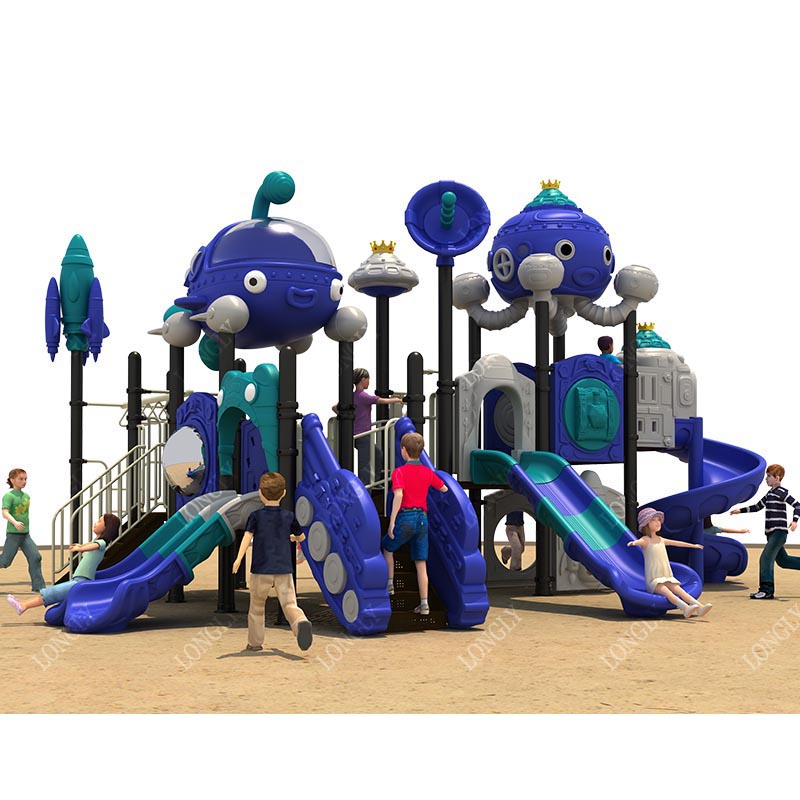 Kids Outdoor Monkey Bars - Equipamento de Playground Infantil de Plástico