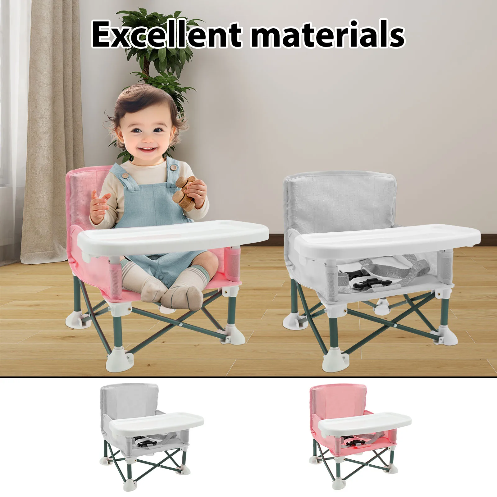 Kids Outdoor Folding Chair - Assento de reforço para crianças pequenas