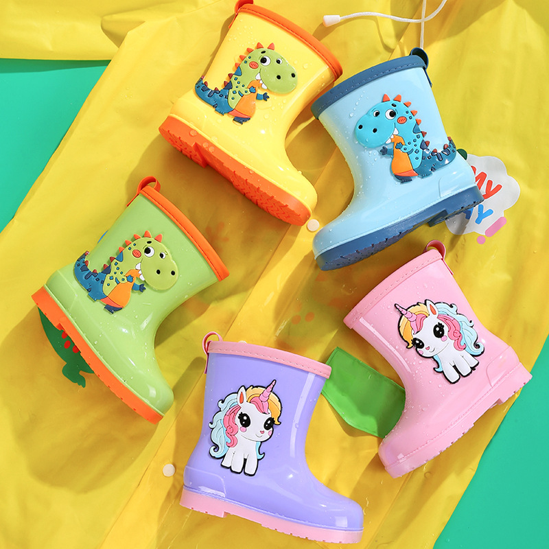 Kids Outdoor Garden - Bota de Chuva Infantil Dinossauro para