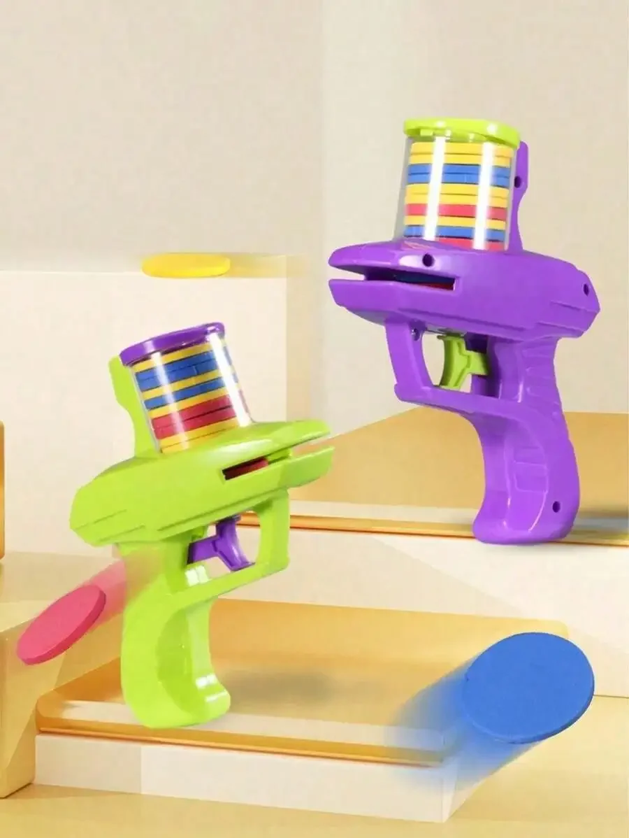 Kids Indoor Outdoor Games - Lançador de Discos 2026, Brinquedos Infantis