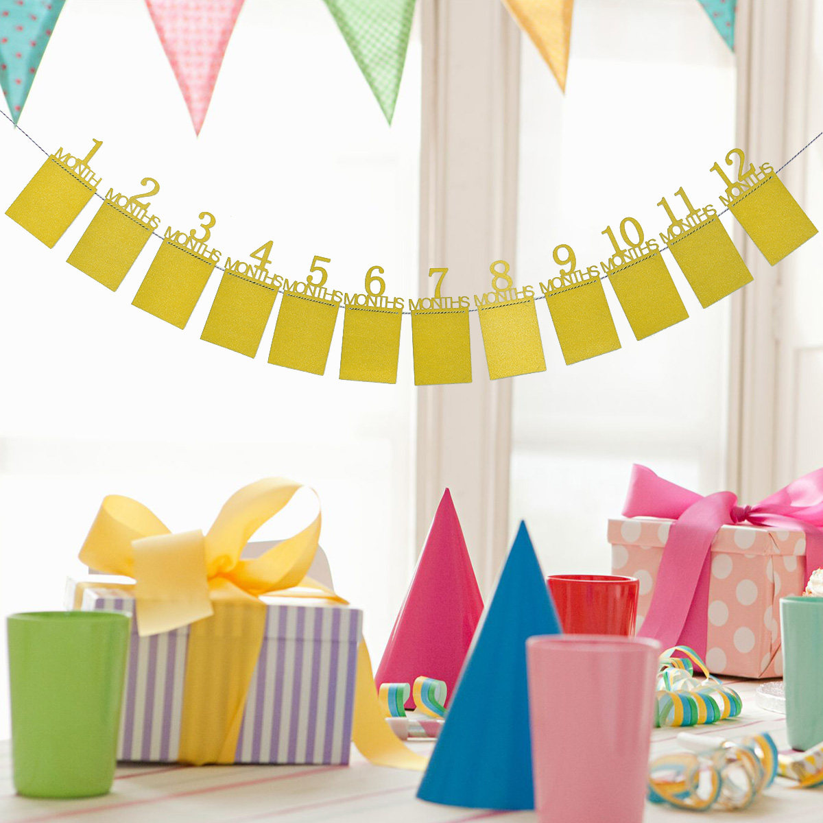 Kids Outdoor Decor - Banner de Parede para Aniversário de