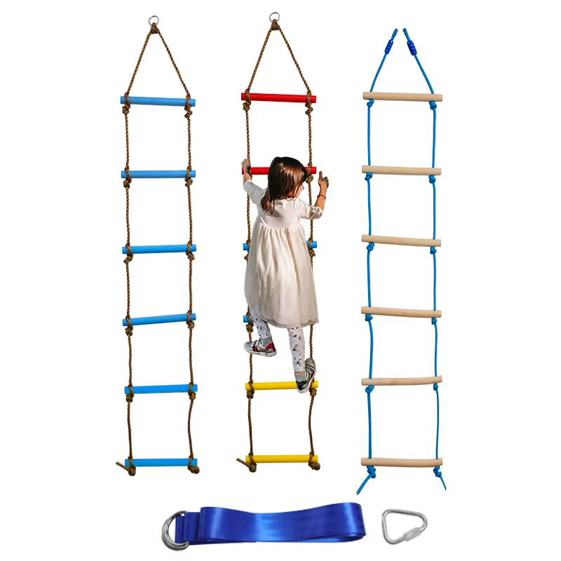 Kids Outdoor Treehouse - Escada de Escalada de 6,6 pés