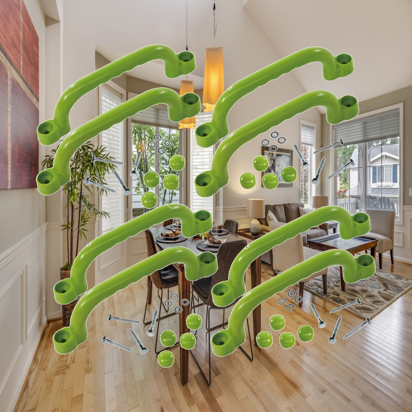 8x Alças de Escalada para Cria - Kids Outdoor Treehouse avaliação e preço