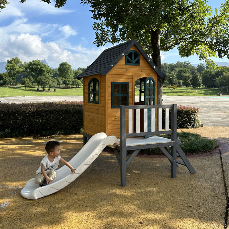Escorregador grande para crian - Kids Outdoor Treehouse avaliação e preço