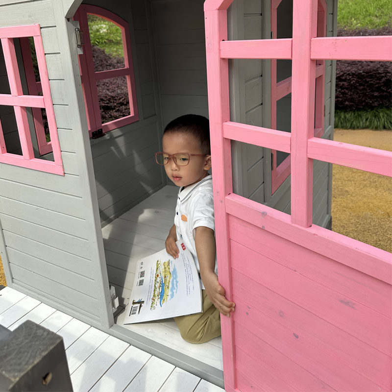 Escorregador grande para crian - Kids Outdoor Treehouse avaliação e preço