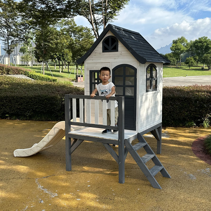 Escorregador grande para crian - Kids Outdoor Treehouse avaliação e preço