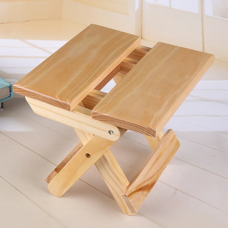 Banquinho dobrável de madeira  - Kids Outdoor Folding Chair avaliação e preço