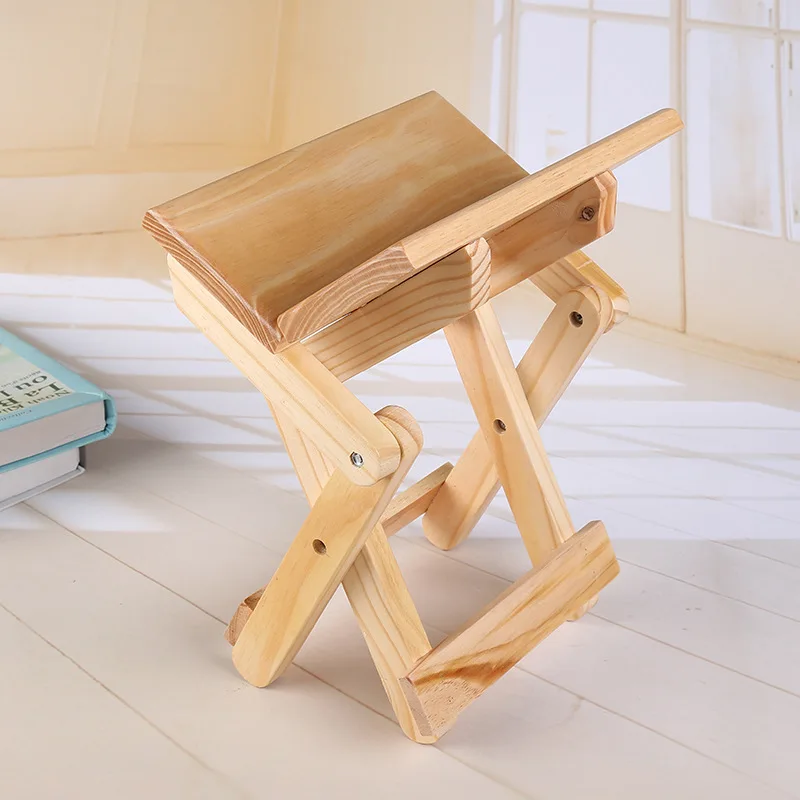 Banquinho dobrável de madeira  - Kids Outdoor Folding Chair avaliação e preço