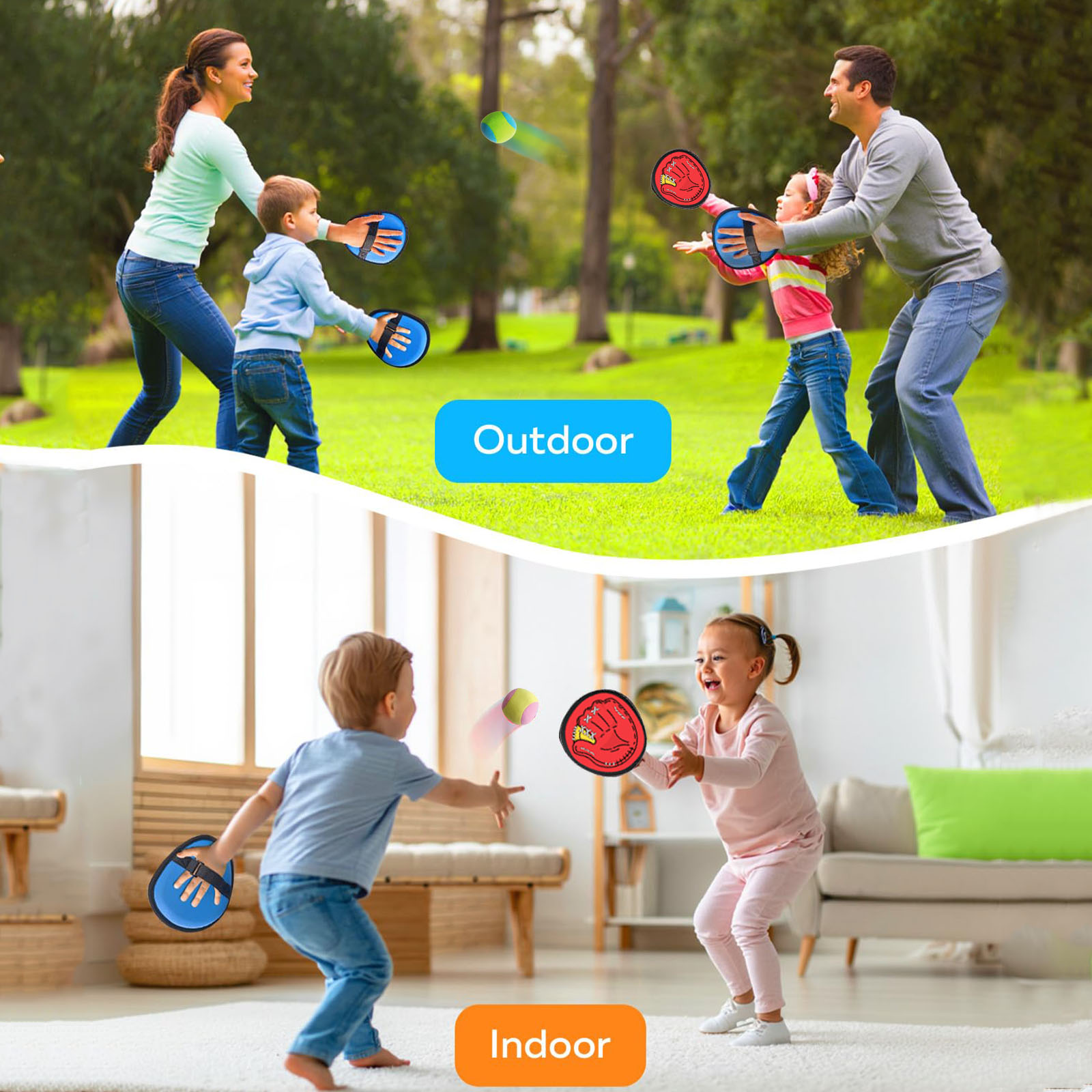 4 conjunto crianças otário bol - Kids Outdoor Yard Games avaliação e preço