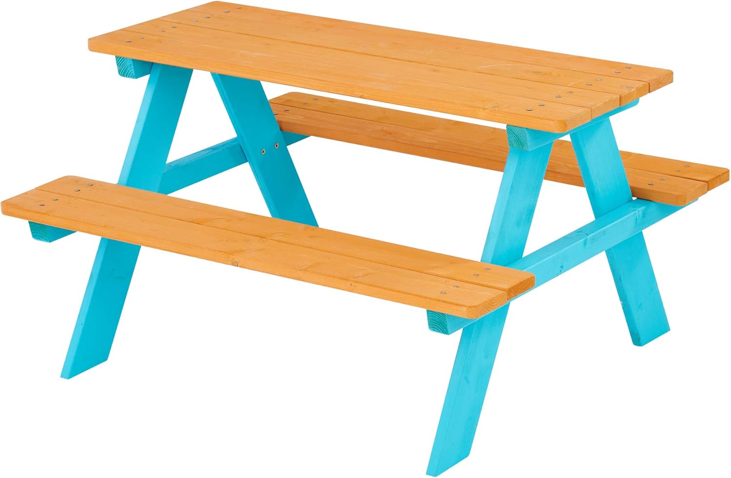 Conjunto de mesa e banco de pi - Kids Outdoor Table And Chair Set avaliação e preço