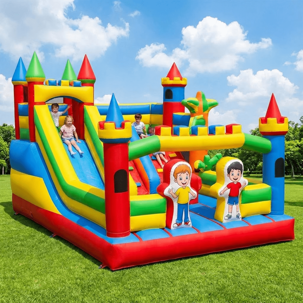Castelo Inflável Comercial Per - Kids Outdoor Jump House avaliação e preço