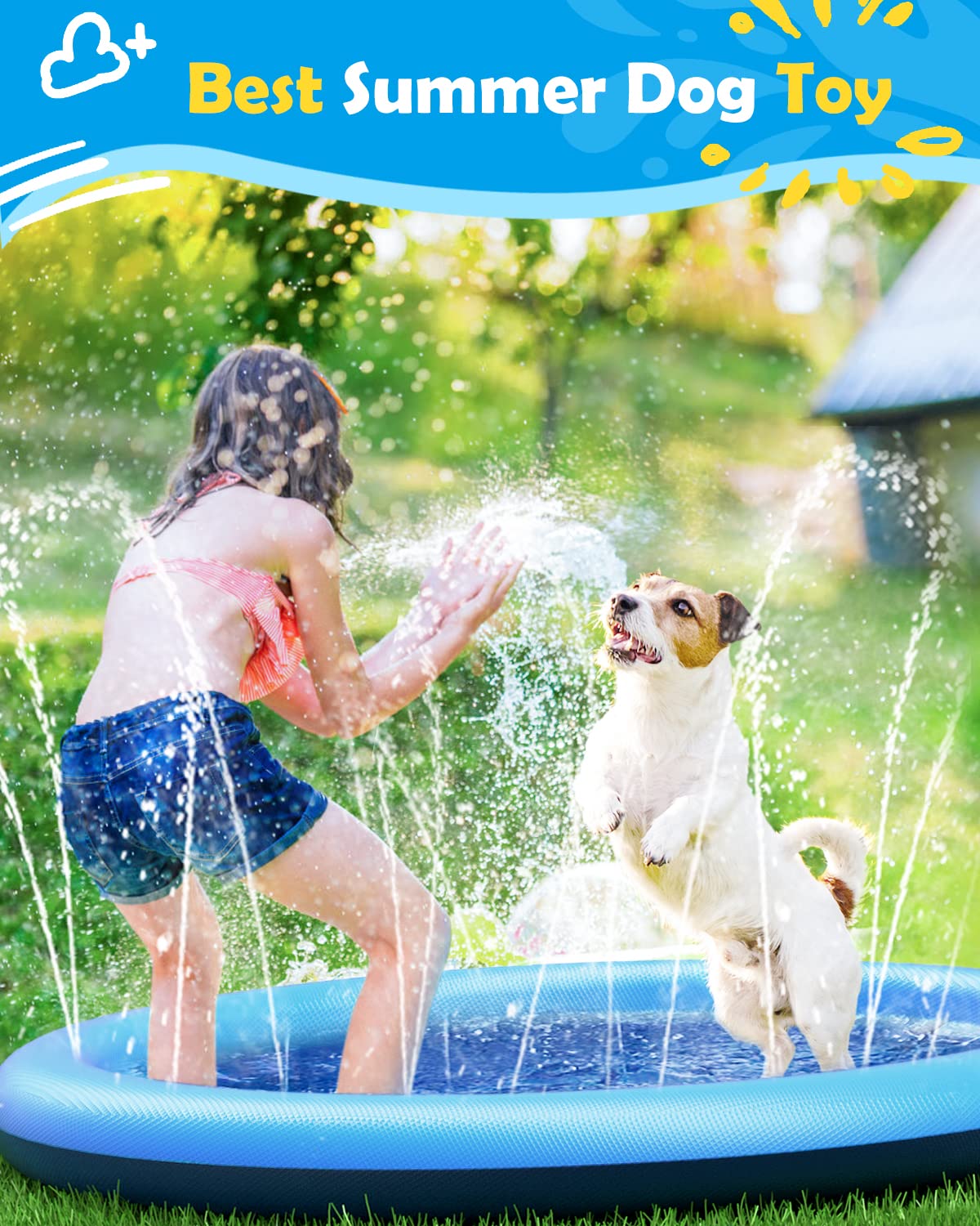 Tapete de Água para Cães com S - Slip Slide Water Mat avaliação e preço