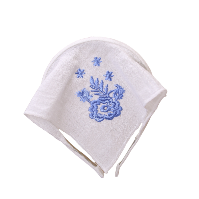 Algodão azul bordado bonito gr - Kids Outdoor Decor avaliação e preço