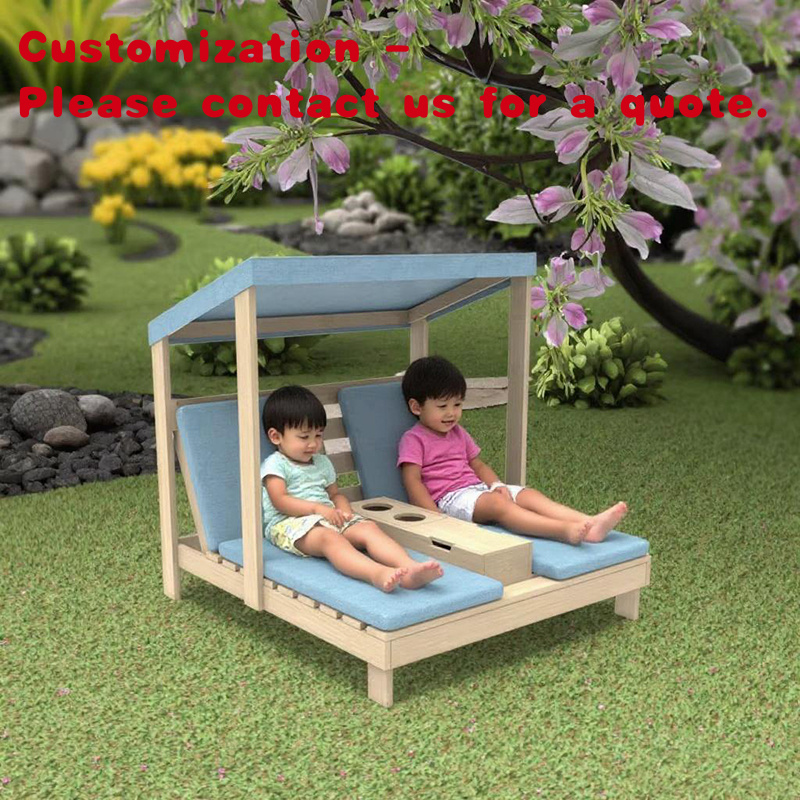 Sofá dobrável de madeira para  - Kids Outdoor Lounge Furniture avaliação e preço