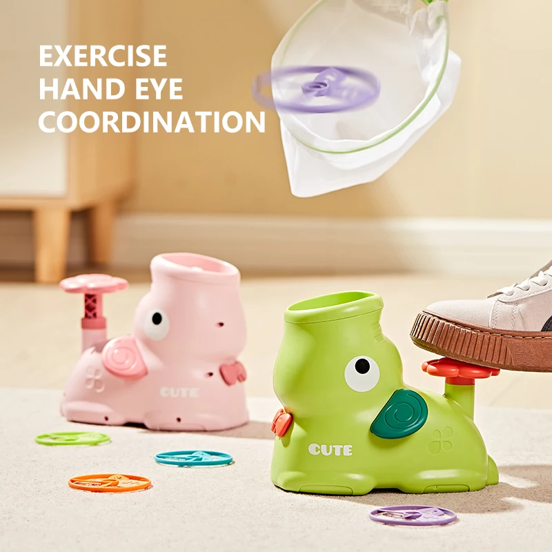 Lançador de Discos Aéreos para - Kids Indoor Outdoor Games avaliação e preço