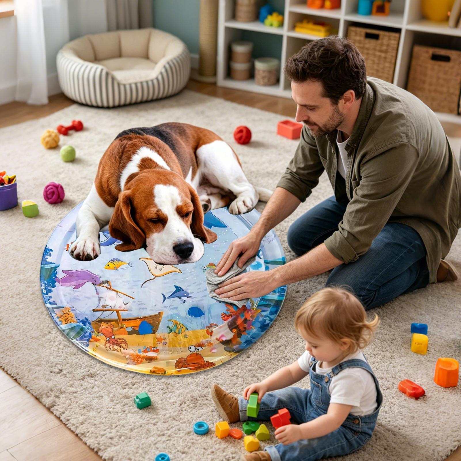 Tapete Interativo para Gatos,  - Slip Slide Water Mat avaliação e preço