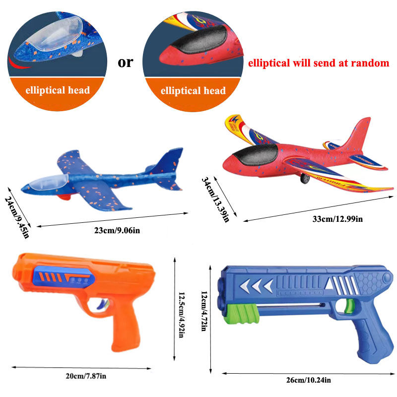 Crianças 24/34cm espuma avião  - Kids Outdoor Xmas Gifts avaliação e preço