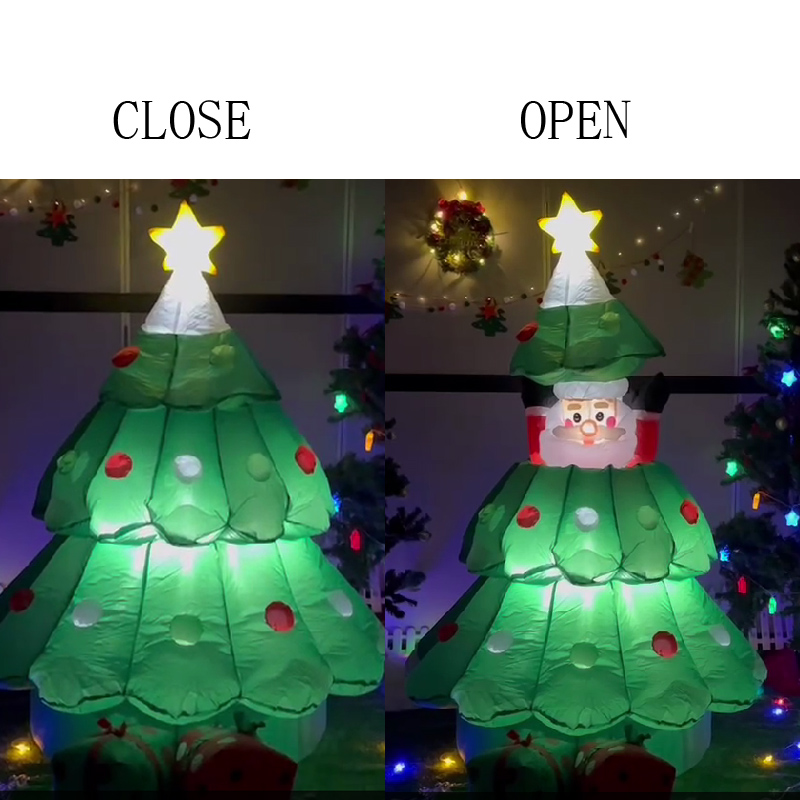 6 pés inflável árvore de natal - Kids Outdoor Xmas Gifts avaliação e preço