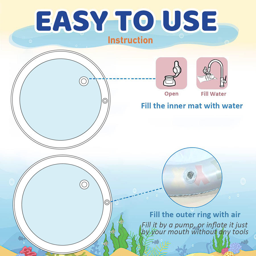 Tapete de jogo sensorial de ág - Slip Slide Water Mat avaliação e preço
