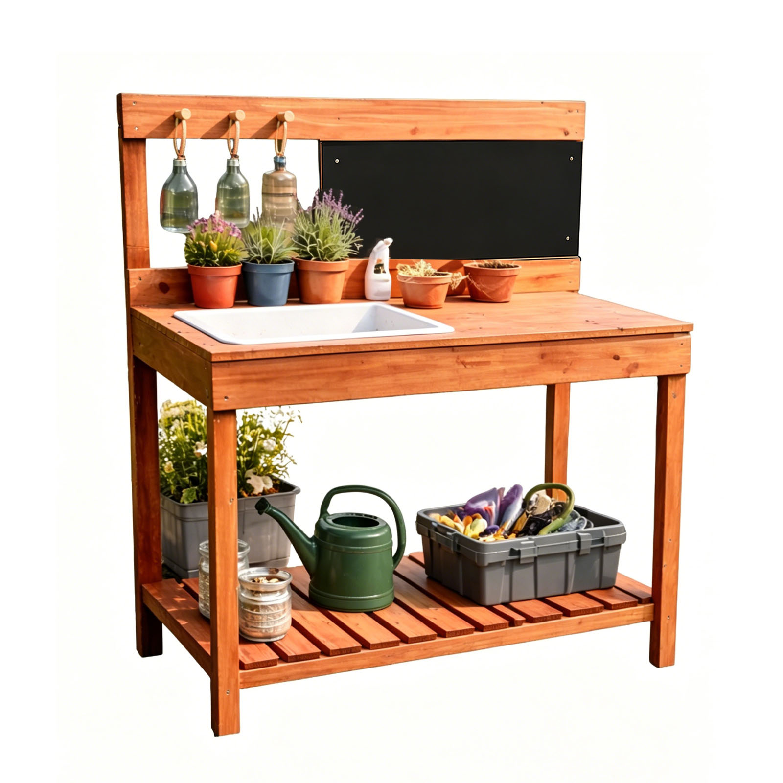 Bancadas de madeira para plant - Kids Outdoor Tools avaliação e preço