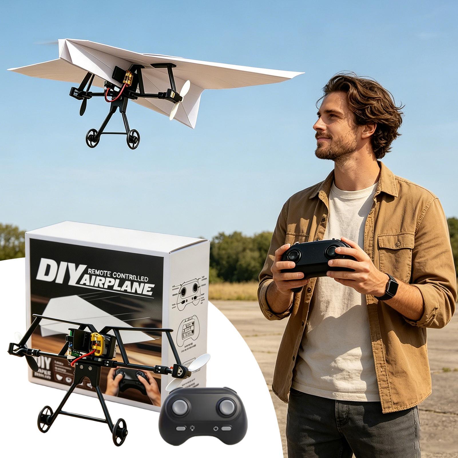 Kit de Avião de Papel RC DIY c - Kids Outdoor Kit avaliação e preço
