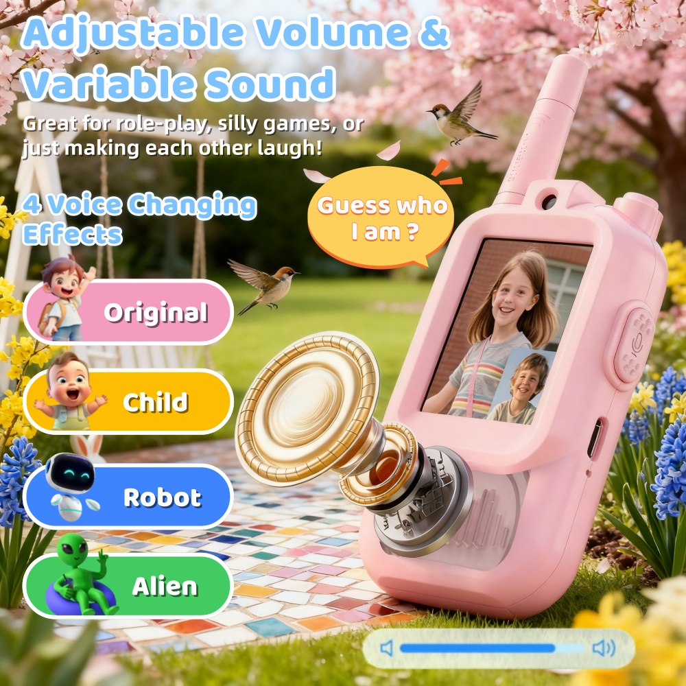 2PCS Walkie Talkie de Vídeo pa - Kids Outdoor Videos avaliação e preço