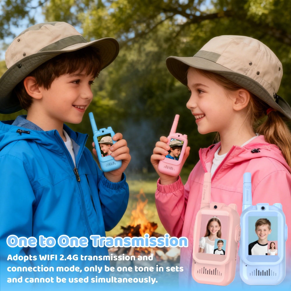 2PCS Walkie Talkie de Vídeo pa - Kids Outdoor Videos avaliação e preço