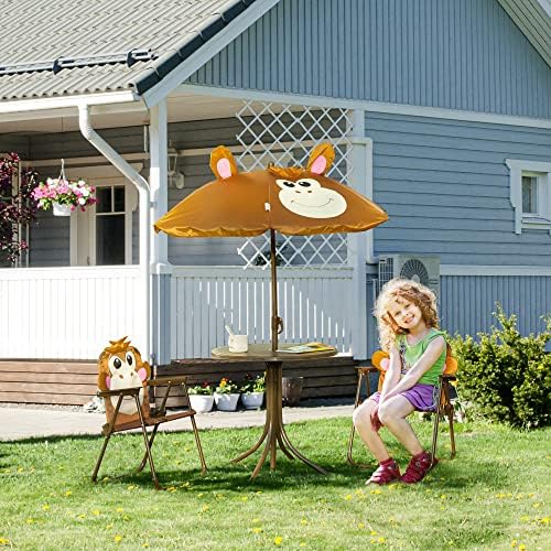 Conjunto de Mesa e Cadeiras pa - Kids Outdoor Table And Chair Set avaliação e preço