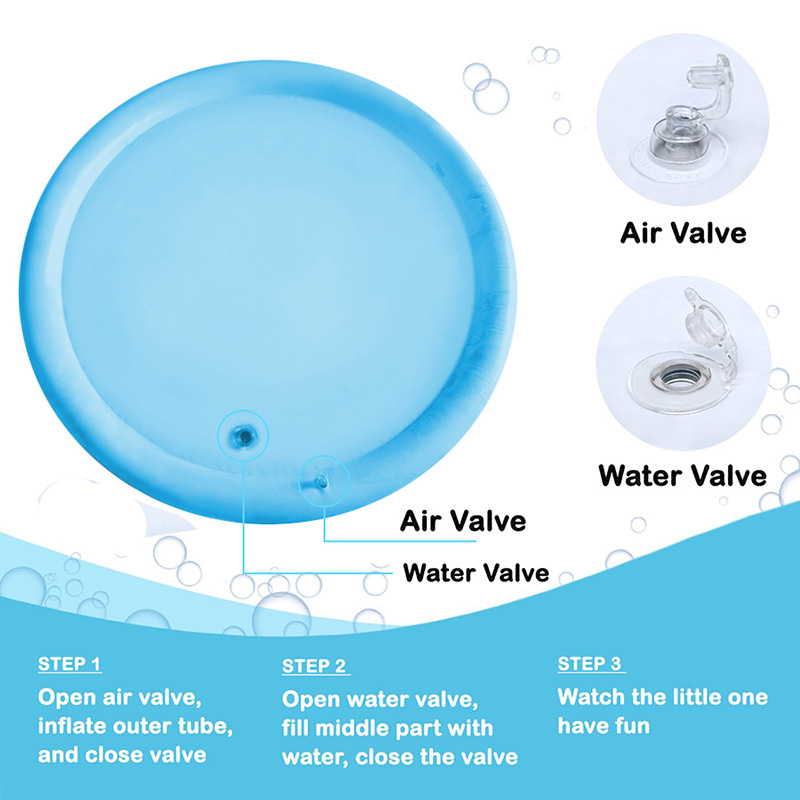 1pc 100cm grande bebê jogando  - Slip Slide Water Mat avaliação e preço