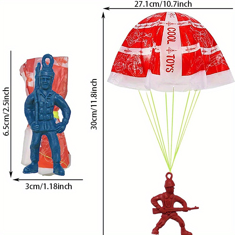 10/100 pçs brinquedos de pára- - Kids Unique Outdoor Toys avaliação e preço