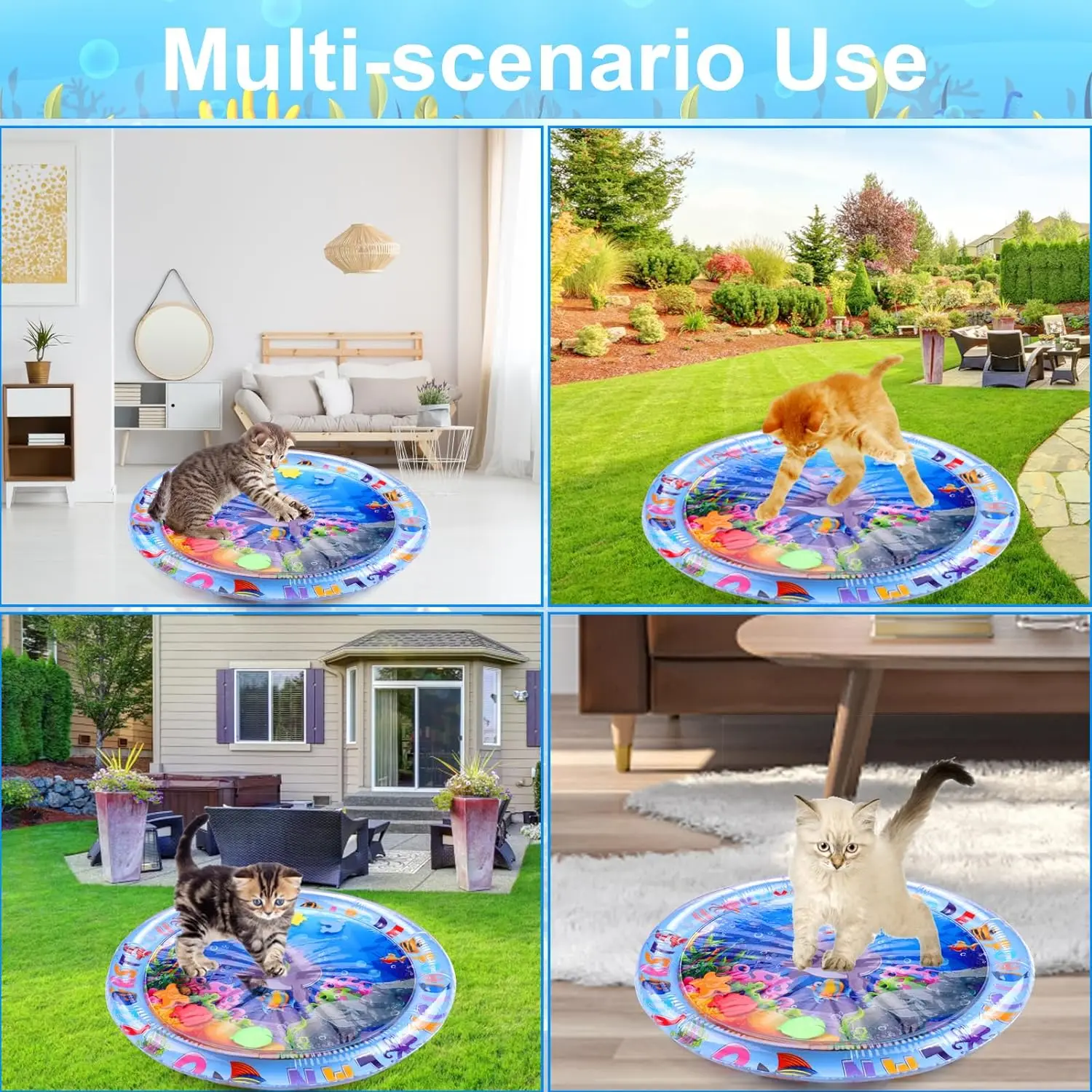 Tapete de Água Espesso para An - Slip Slide Water Mat avaliação e preço