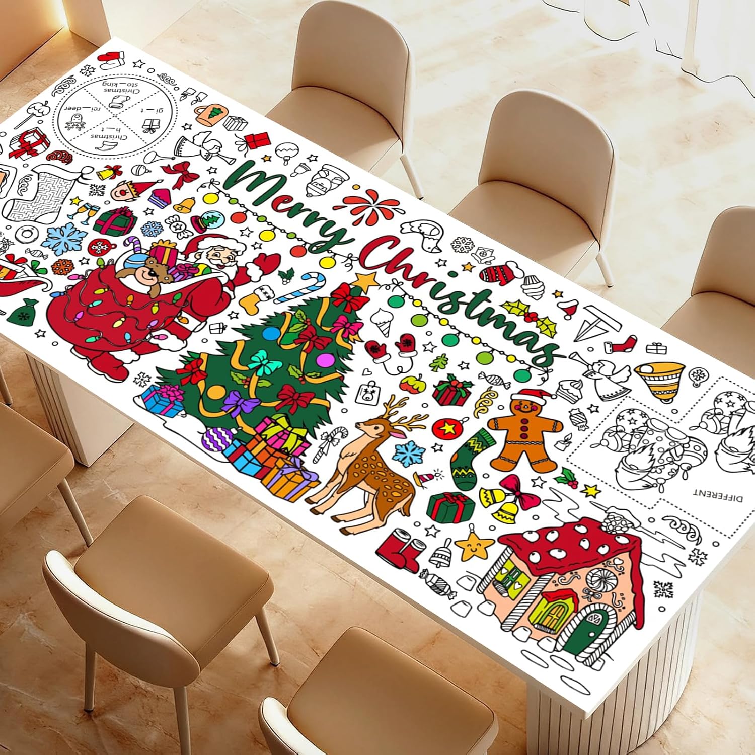 Natal gigante colorir cartaz t - Kids Outdoor Xmas Gifts avaliação e preço