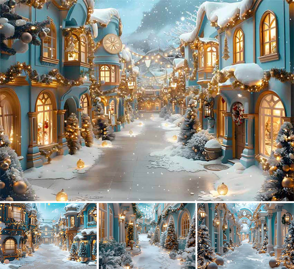 Mehofond Christmas Snow Street - Kids Outdoor Treehouse avaliação e preço