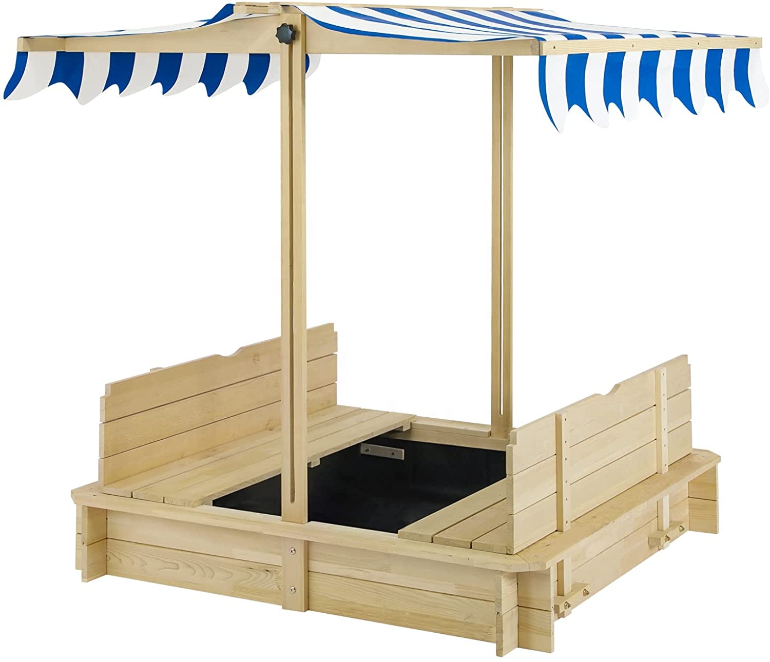 Caixa de areia de madeira exte - Kids Unique Outdoor Toys avaliação e preço