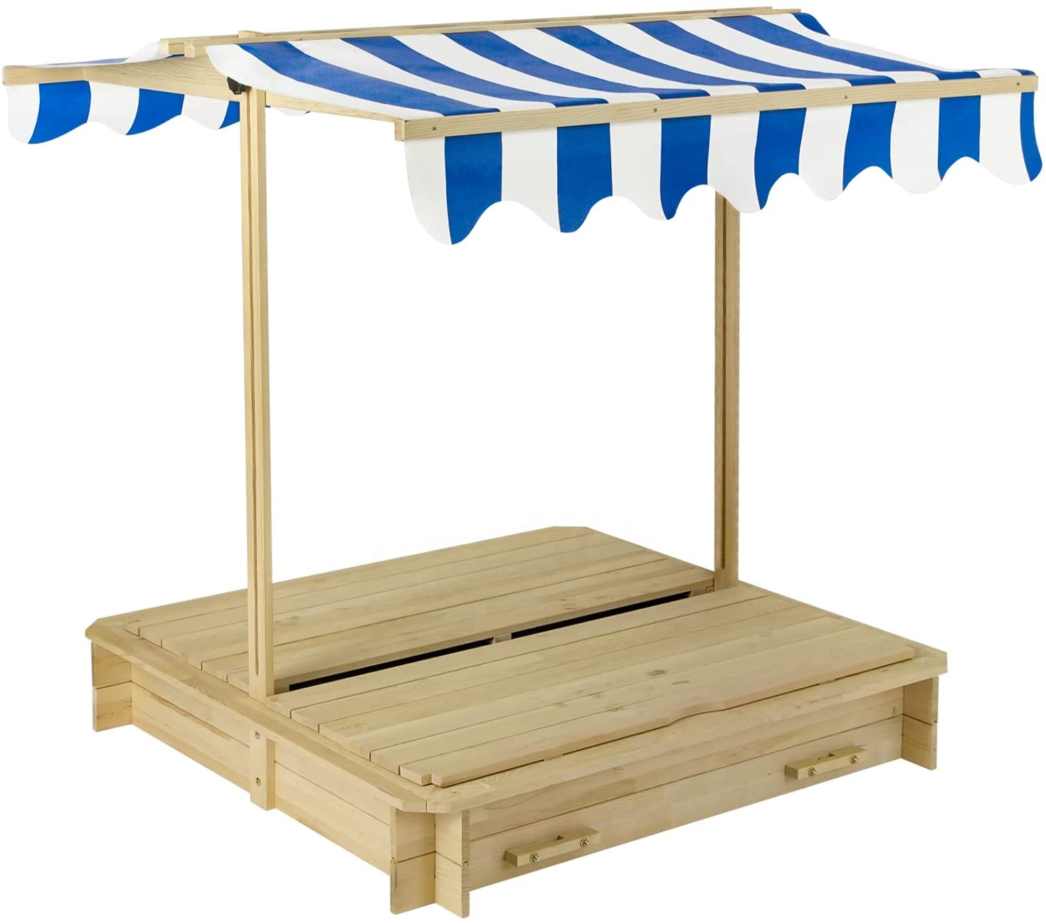Caixa de areia de madeira exte - Kids Unique Outdoor Toys avaliação e preço
